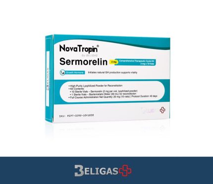 Sermorelin, 2 mg (1 complete cycle: 20 mg total)