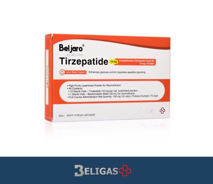 Tirzepatide, 10 mg (1 complete cycle: 100 mg total)