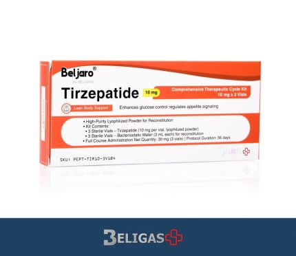 Tirzepatide, 10 mg (1 complete cycle: 30 mg total)