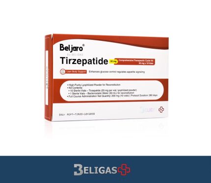 Tirzepatide, 20 mg (1 complete cycle: 200 mg total)