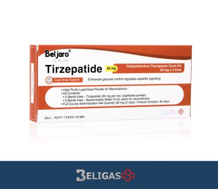 Tirzepatide, 20 mg (1 complete cycle: 60 mg total)