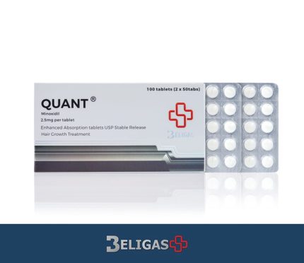 Quant minoxidile 2.5 mg per tablet, 100 tablets